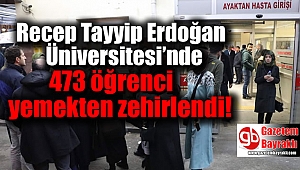 Recep Tayyip Erdoğan Üniversitesi’nde 473 öğrenci yemekten zehirlendi
