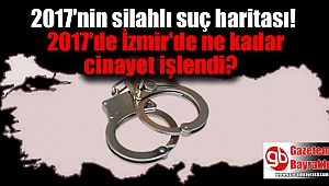 2017'nin silahlı suç haritası: 2017'de İzmir'de ne kadar cinayet işlendi