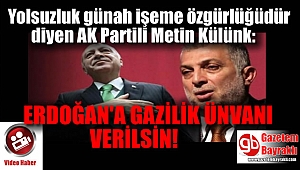AK Partili Metin Külünk: