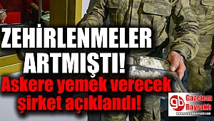 Askere yemek verecek şirket açıklandı