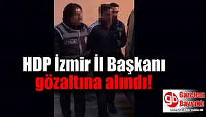 HDP İzmir İl Başkanı Çerkez Aydemir gözaltına alındı