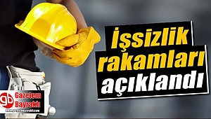 İşsizlik rakamları açıklandı