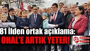 İzmir CHP'den 'OHAL kaldırılsın' çağrısı