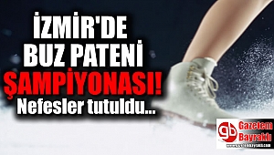 İzmir'de buz pateni şampiyonası