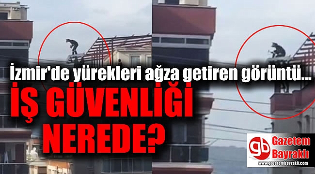 İzmir'de yürekleri ağza getiren görüntü