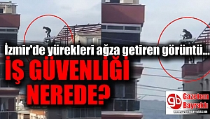 İzmir'de yürekleri ağza getiren görüntü