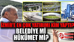 İzmir'e en çok yatırımı kim yaptı