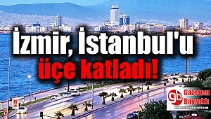 İzmir, İstanbul'u üçe katladı