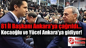 Kocaoğlu ve Yücel Ankara'ya gidiyor