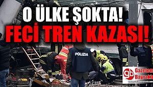 O Ülkede feci tren kazası