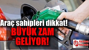 Araç sahipleri dikkat : Büyük zam geliyor