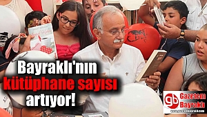 Bayraklı'nın kütüphane sayısı artıyor