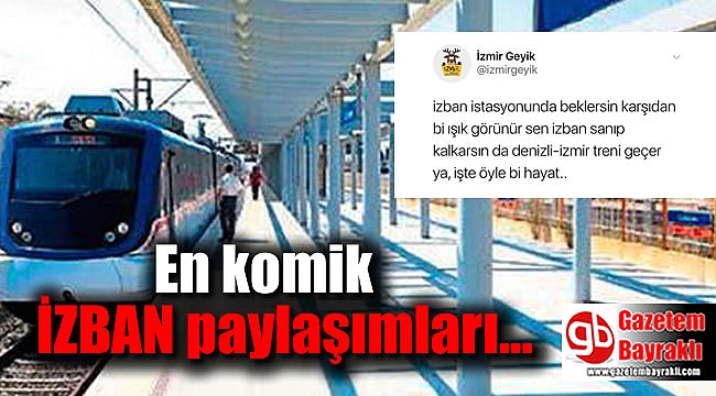En komik İZBAN paylaşımları