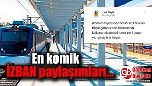 En komik İZBAN paylaşımları