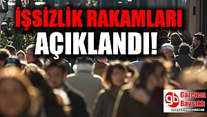 İşsizlik rakamları açıklandı