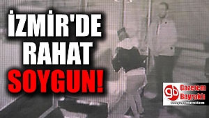 İzmir'de kafeye giren hırsızların rahat davranışları kameralara yansıdı