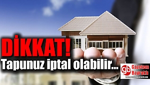 O projelerden ev alanlara uyarı