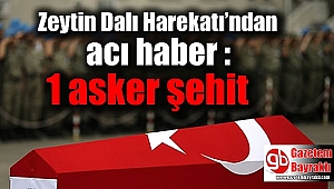 Son dakika: Afrin'den acı haber