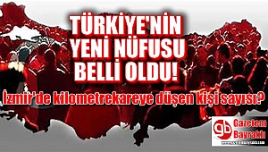 Türkiye'nin yeni nüfusu belli oldu