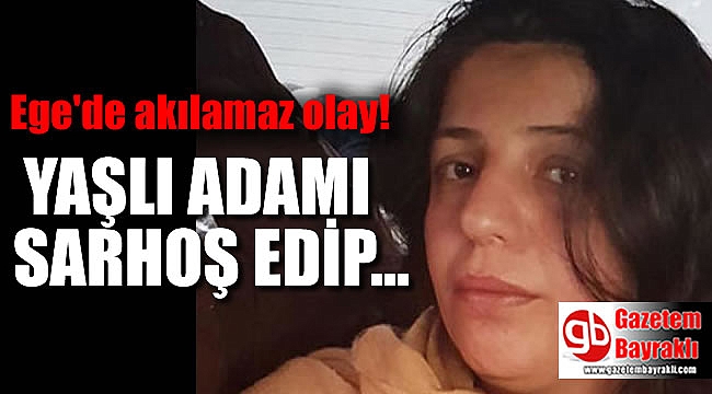Yaşlı adamı sarhoş edip dolandırdı