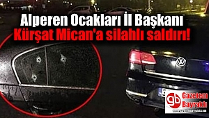 Alperen Ocakları İstanbul İl Başkanı Kürşat Mican'a silahlı saldırı
