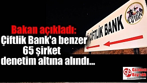 Bakan açıkladı: Çiftlik Bank'a benzer 65 şirket denetim altına alındı