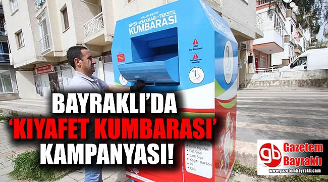 Bayraklı'da 25 noktaya kıyafet kumbarası