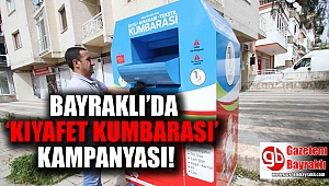 Bayraklı'da 25 noktaya kıyafet kumbarası