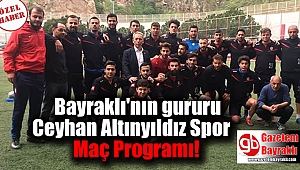 Ceyhan Altınyıldız Maç Programı