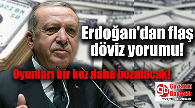 Cumhurbaşkanı Erdoğan'dan flaş döviz çıkışı