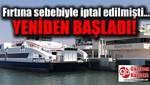 İzmir'de vapur seferleri normale döndü
