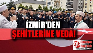 İzmir'den, Afrin şehitlerine son görev