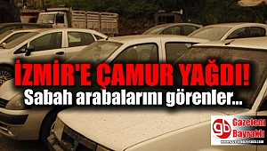 İzmir'e toz yağdı