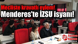 İzmir Menderes'te İZSU'nun kazı çalışmalarına tepki
