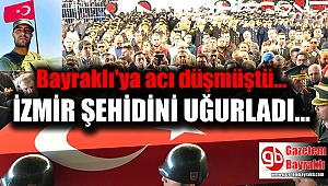 İzmir şehidini uğurladı