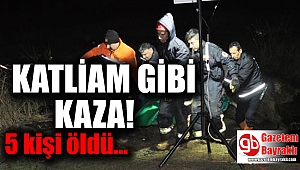 Katliam gibi kaza : 5 ölü