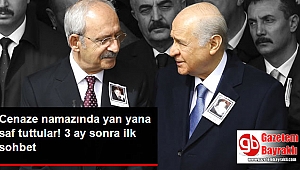 Kılıçdaroğlu ve Bahçeli Cenaze Namazında Yan Yana Saf Tuttu