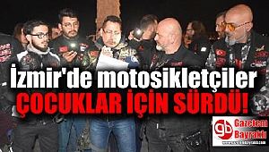 Motosiklet tutkunlarından anlamlı etkinlik