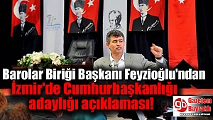 Türkiye Barolar Birliği Başkanı Metin Feyzioğlu'ndan Cumhurbaşkanlığı açıklaması