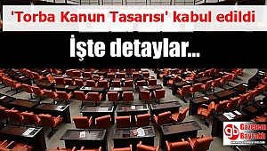 Yeni Torba yasa tasarısı kabul edildi işte detaylar