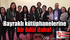 Bayraklı kütüphanelerine bir ödül daha