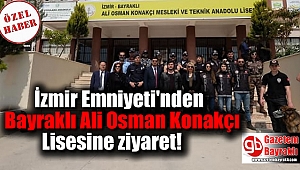 Bayraklı'nın öğrencilerinden Polis Bayramı klibi