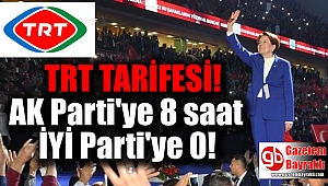 İYİ Parti’ye TRT tarifesi