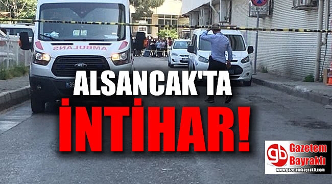 İzmir Alsancak'ta intihar