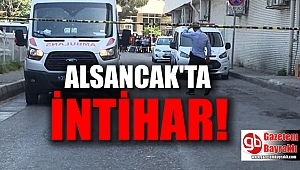 İzmir Alsancak'ta intihar