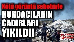 İzmir Çeşme’de hurdacılara operasyon