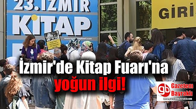 İzmir'de Kitap Fuarı'na yoğun ilgi
