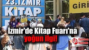 İzmir'de Kitap Fuarı'na yoğun ilgi