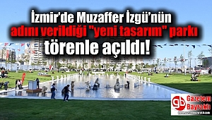 İzmir’de Muzaffer İzgü’nün adını verildiği