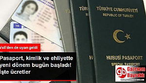 Pasaport kimlik ve ehliyette yeni dönem